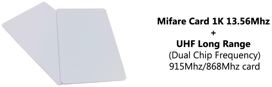 Dual Chip Card (UHF & Mifare 13,56Mhz)