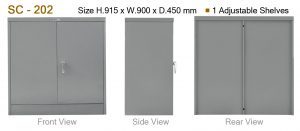 Lemari Arsip Steel Cupboard 1 Rak Alba